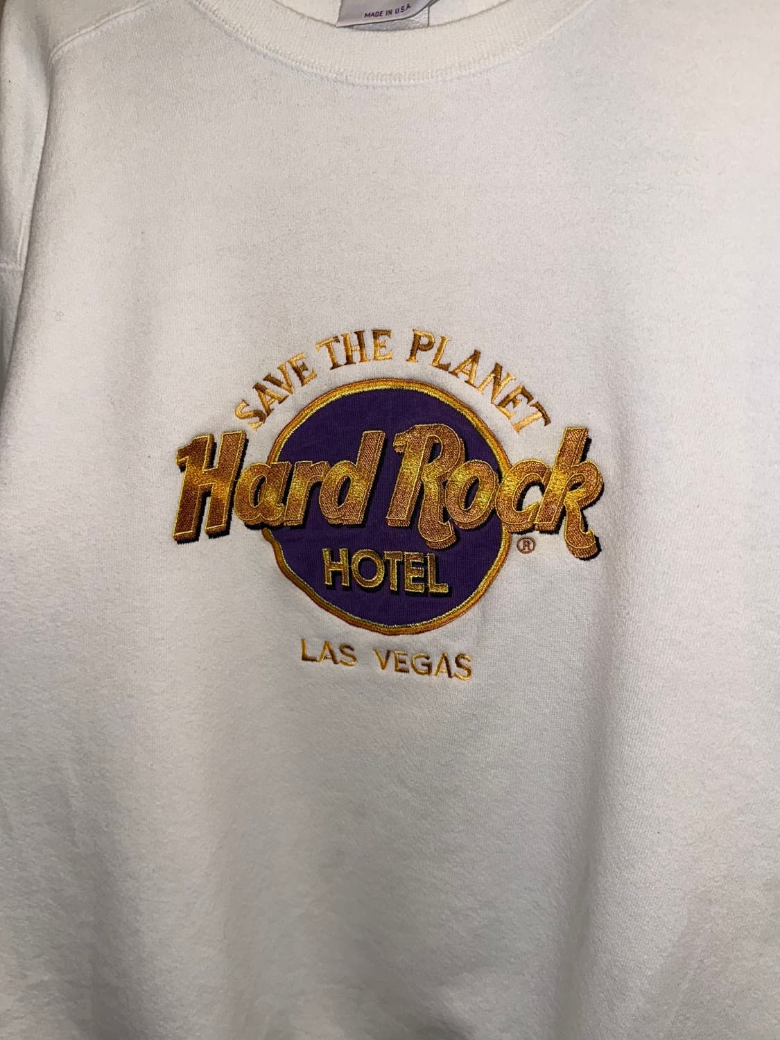 90’s Hard Rock Las Vegas logo sweatshirt 상품이미지5