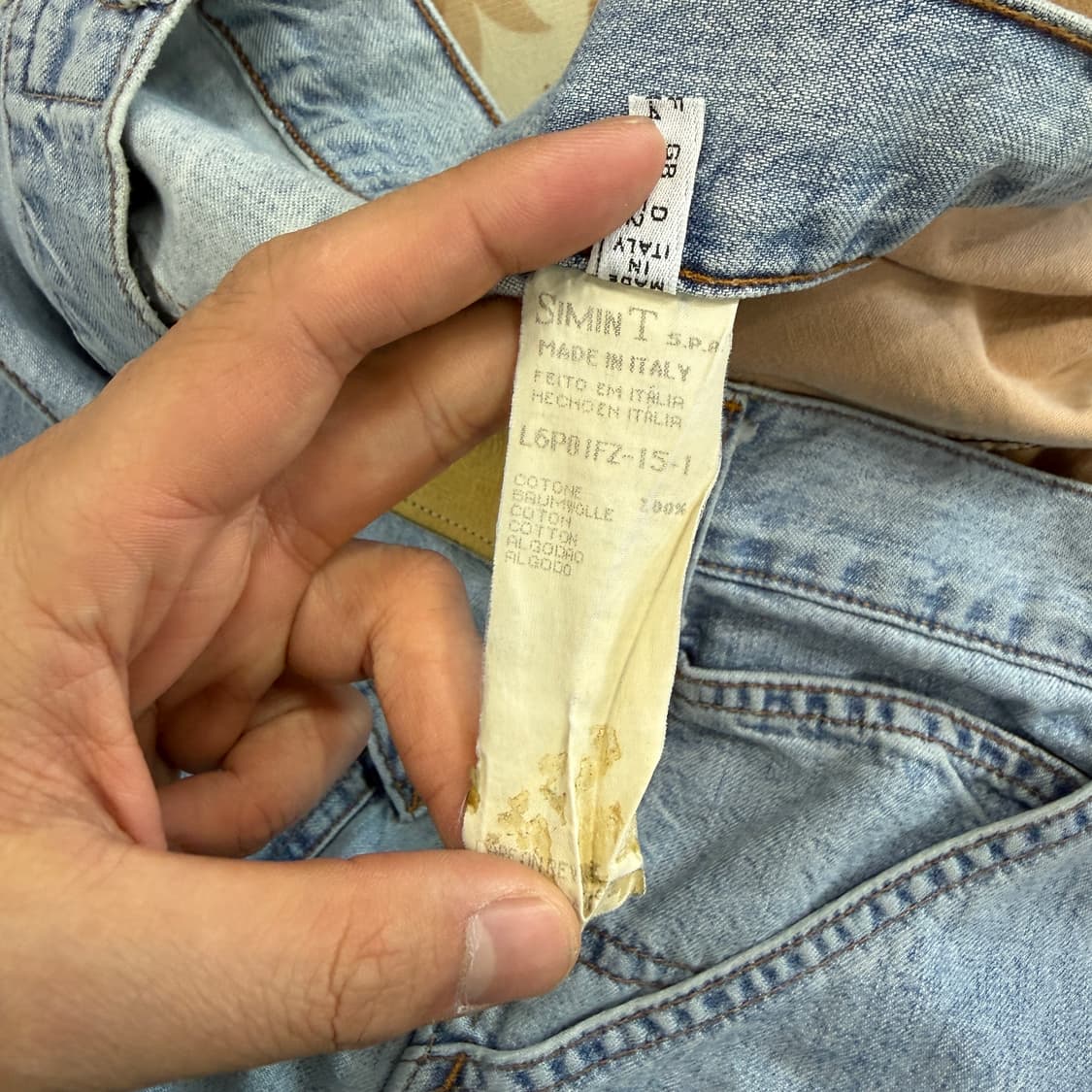 (36)90s 아르마니 진스  Armani jeans 카펜터 데님팬 상품이미지6