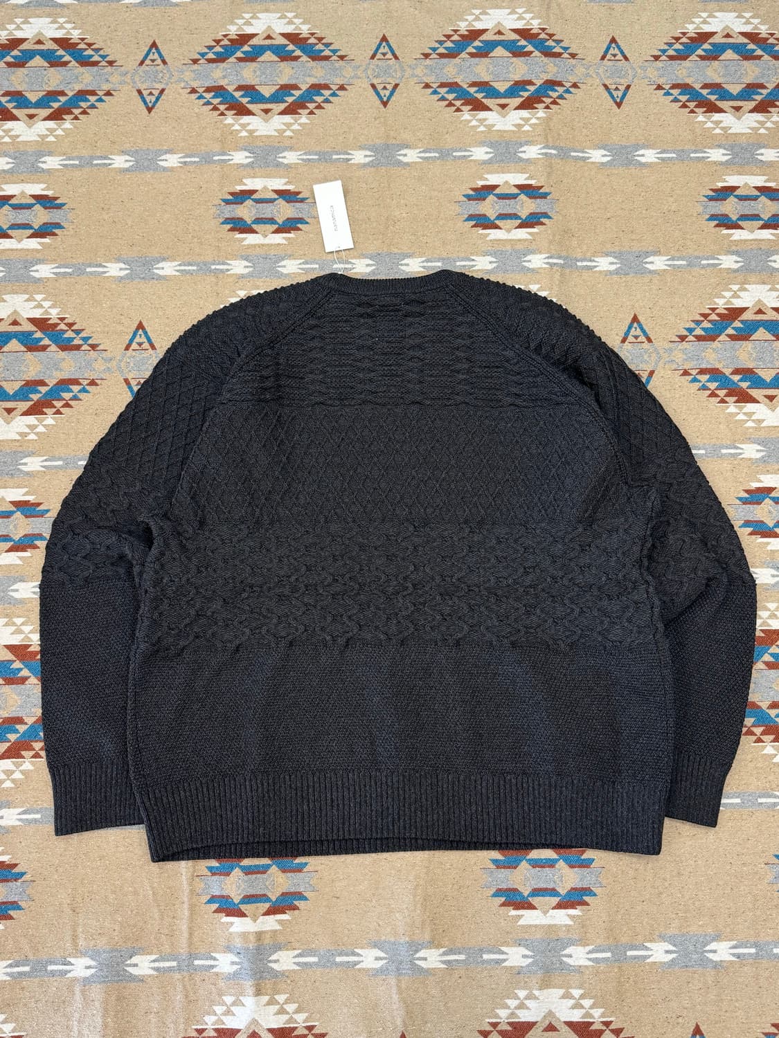 [XL] 나나미카 크루넥 스웨터 블랙 상품이미지5