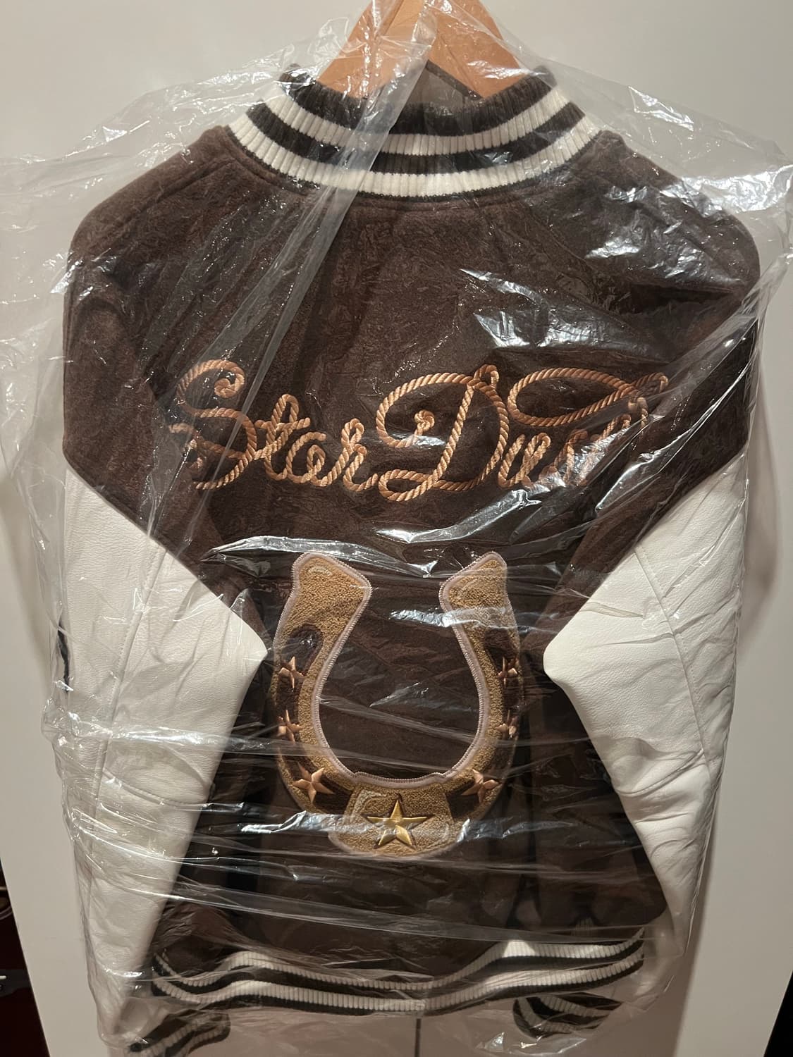 Nextdoorlips Varsity jacket brown (3) 상품이미지2