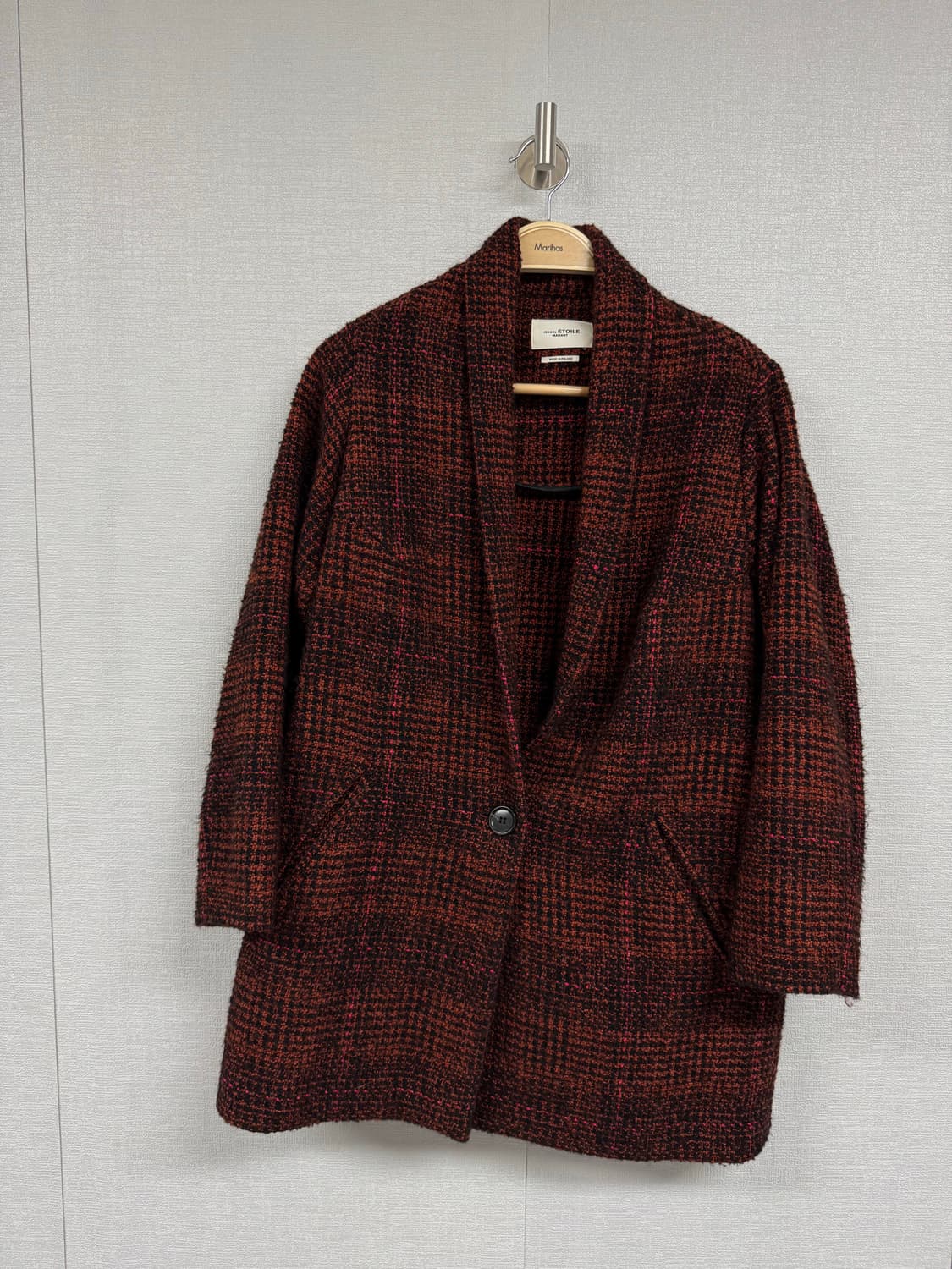 이자벨마랑 트위드 울 코트 상품이미지1