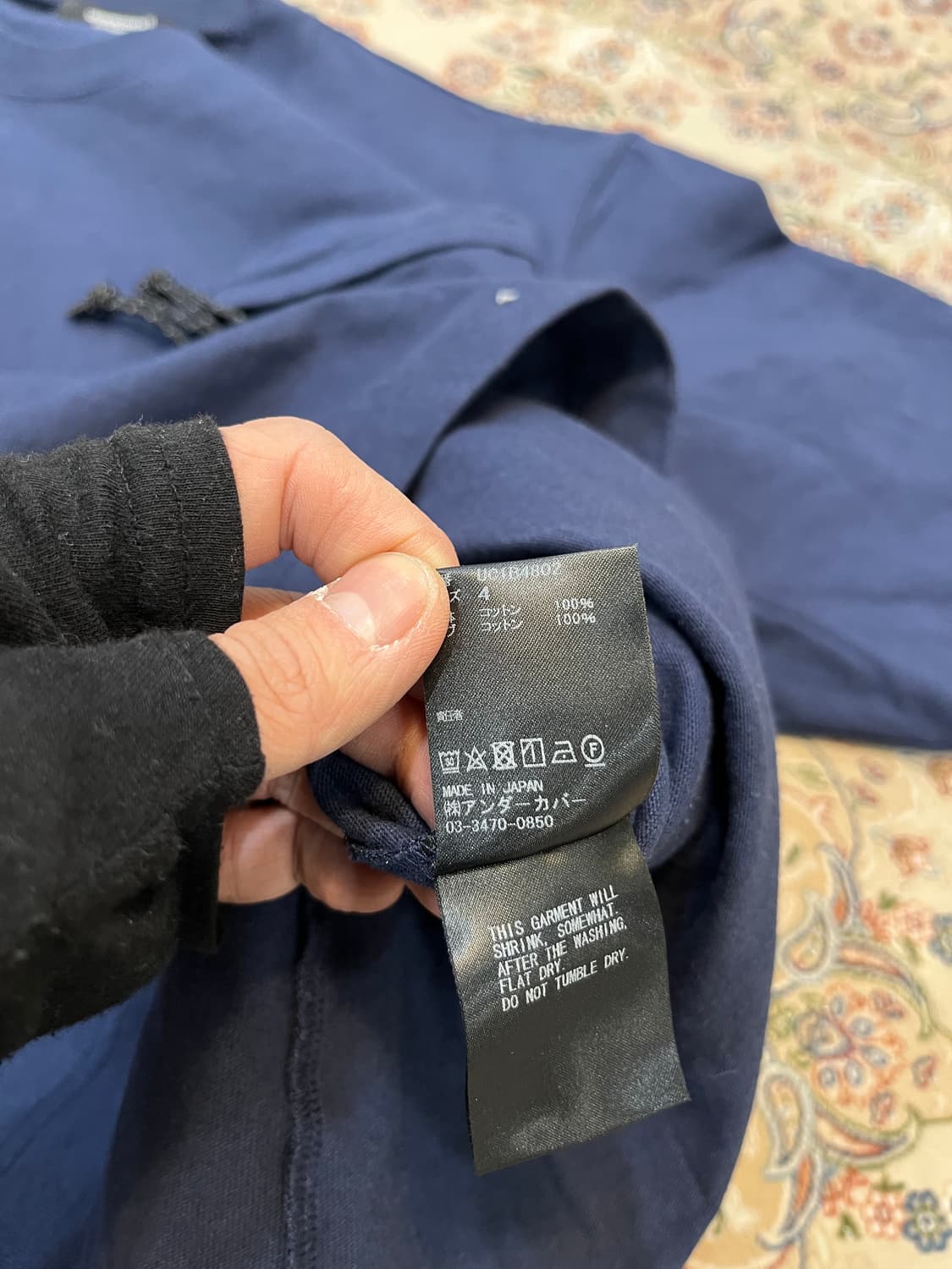 언더커버 X 이스트팩 22ss 포켓 반팔 티셔츠 상품이미지6