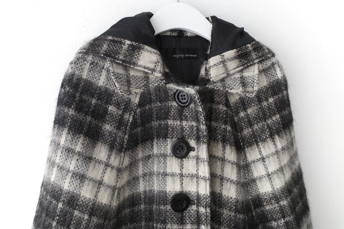 check cape coat  상품이미지6