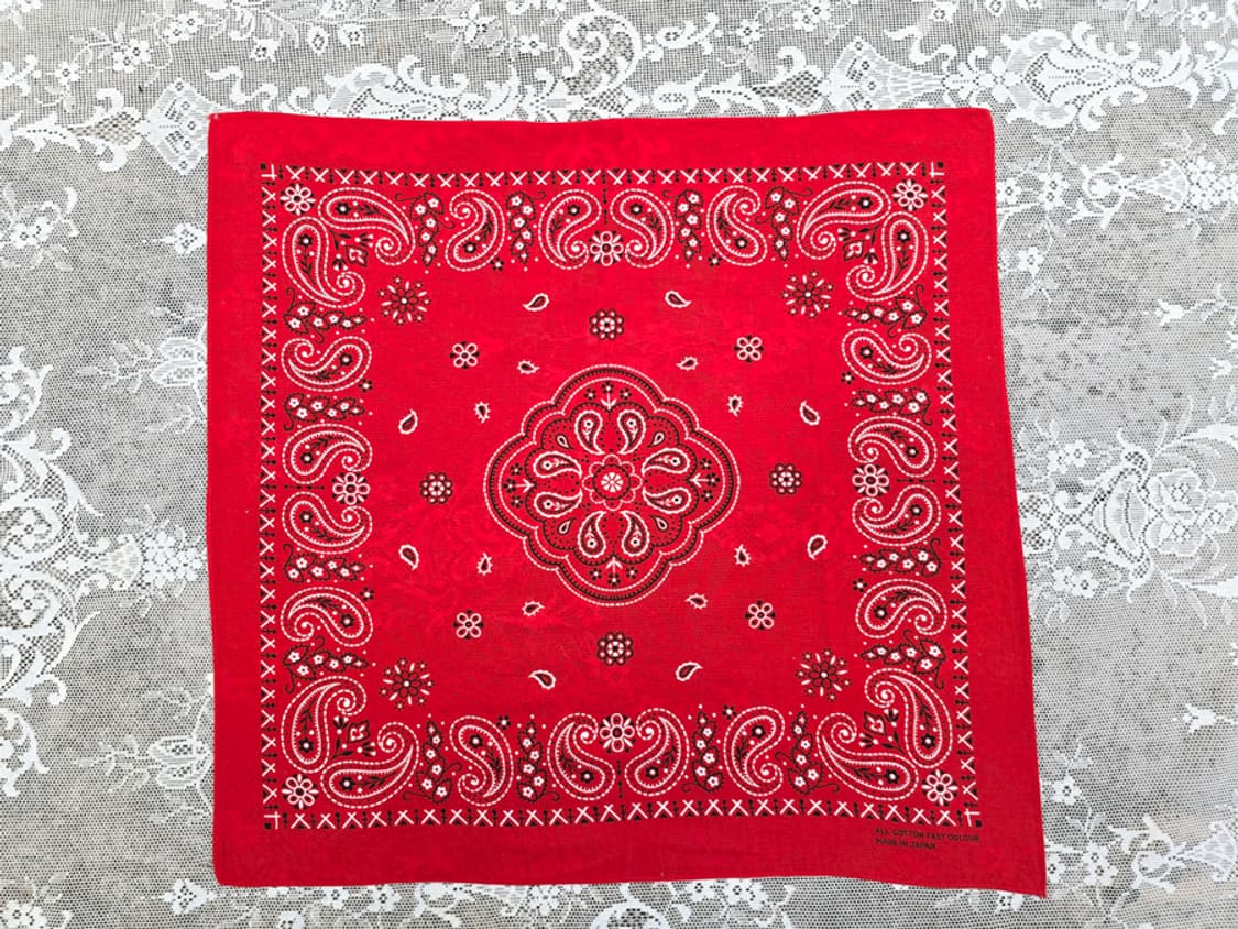 패스트 컬러 페이즐리 반다나 (made in japan) 상품이미지1