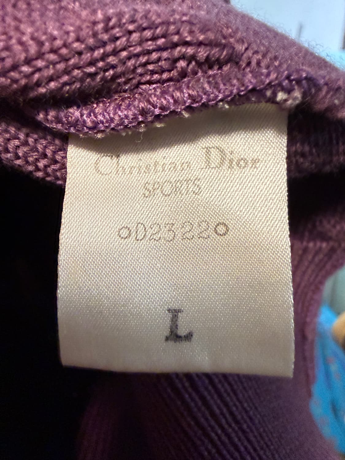 90s Christian Dior SPORTS 빈티지 자카드 니트 L  상품이미지4