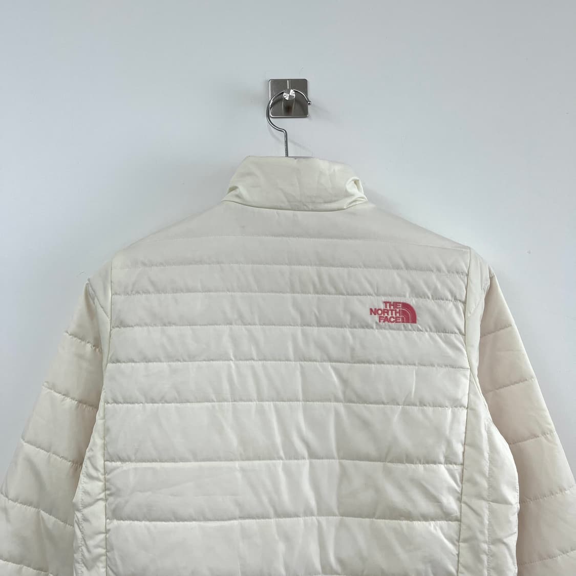 노스페이스 리버시블 딸기우유 아이보리 양면 경량 패딩 상품이미지6