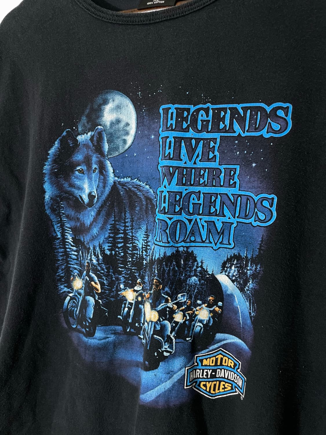 USA 90‘s 할리데이비슨 울프 슬리브리스 상품이미지4