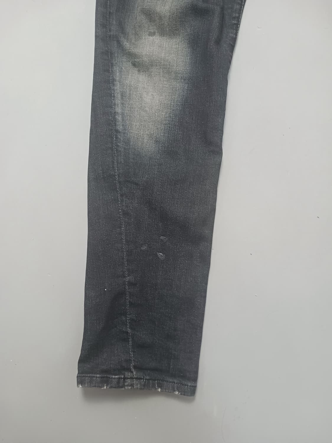 [34] 디스퀘어드2 더티오일 블랙 M 부블레진 청바지 상품이미지3