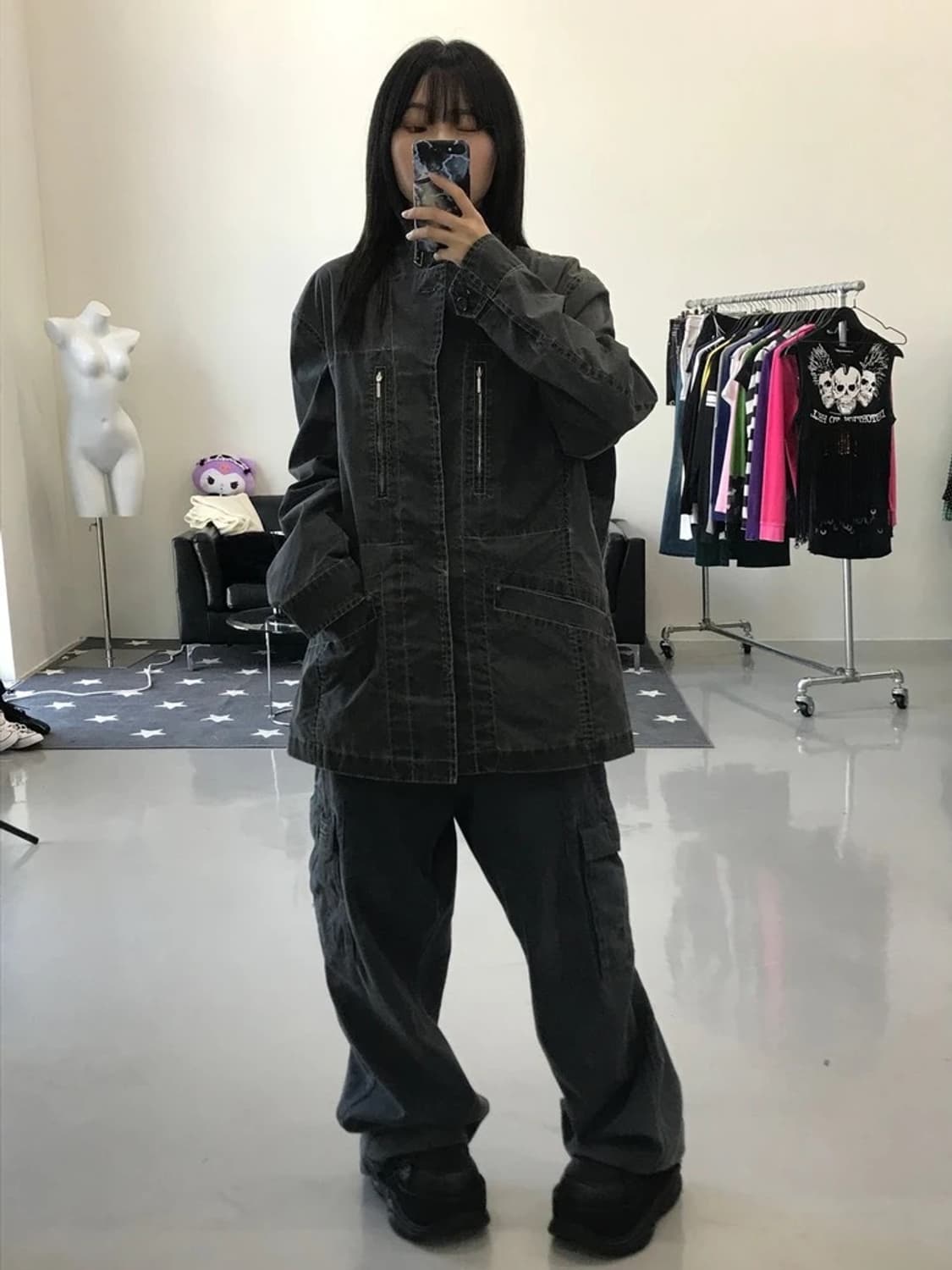 JPN 하이넥 자켓 상품이미지1