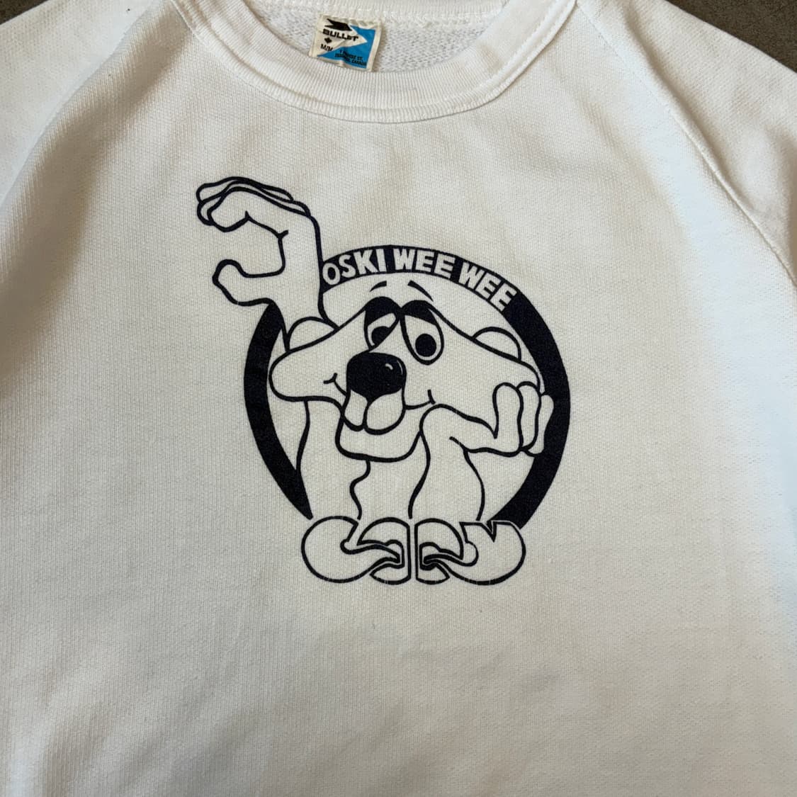 90s 90년대 캐나다 생산 빈티지 화이트 스웻셔츠  상품이미지5