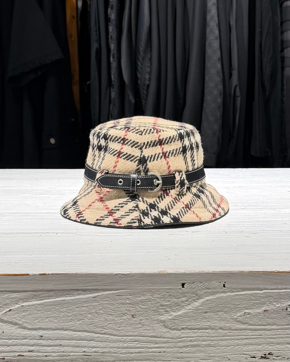 버버리 베이지 노바체크 울 버킷햇 상품이미지3