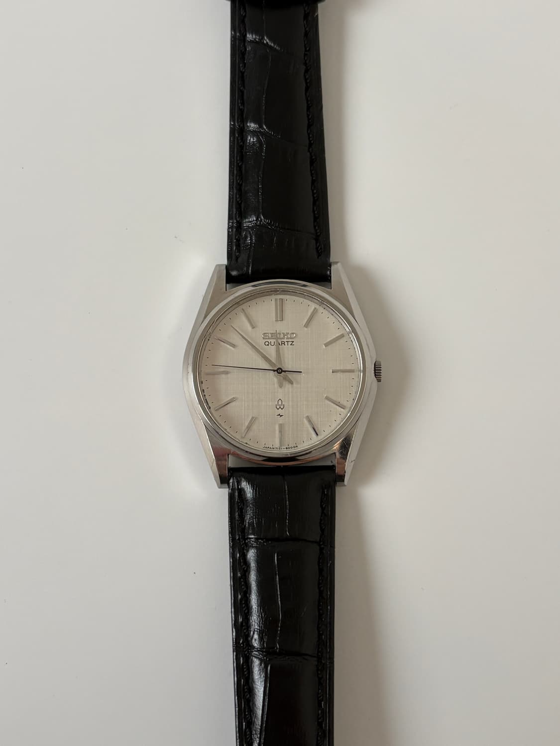 1980s Linen Dial Silver Quartz 상품이미지1