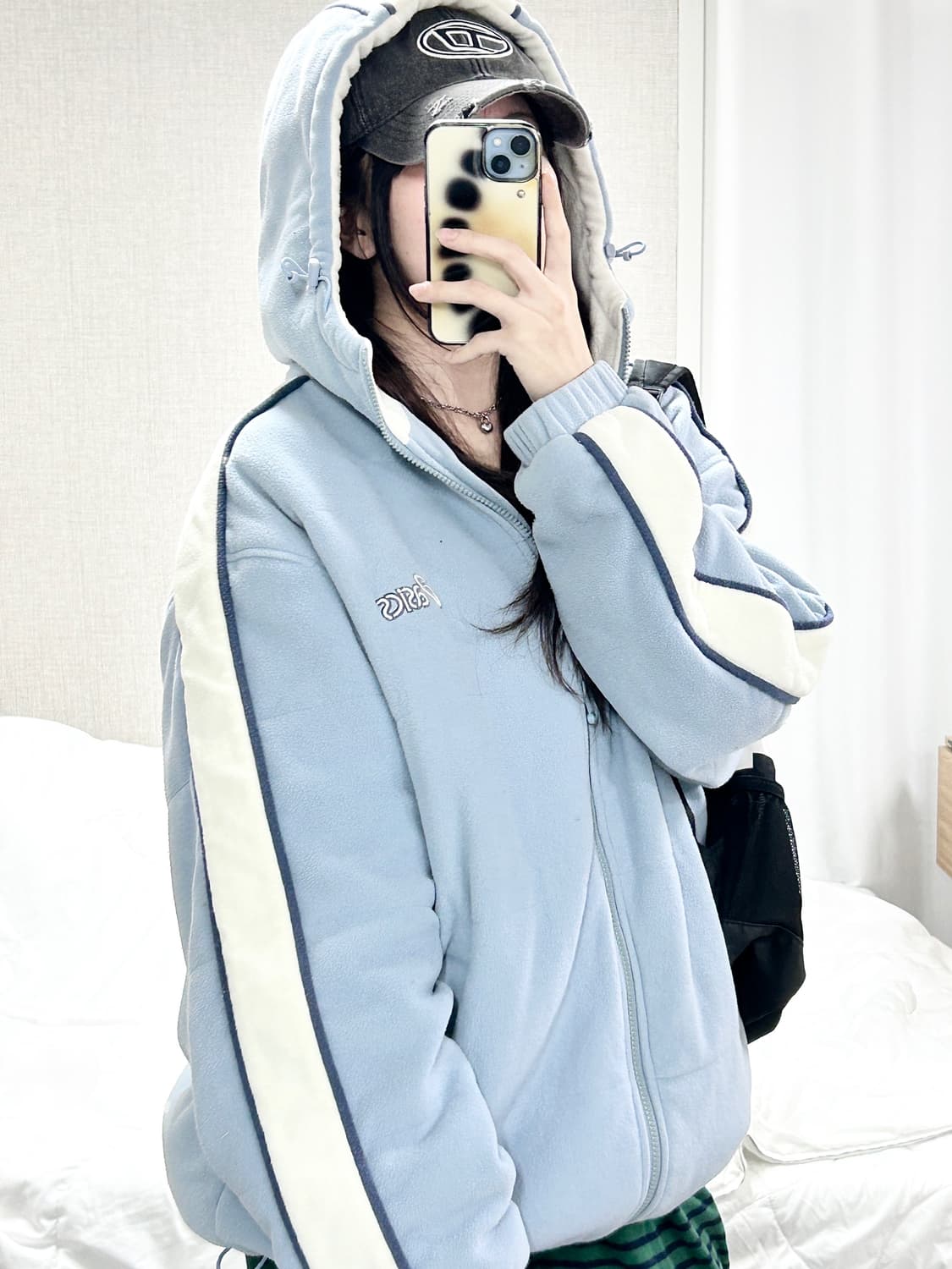 아식스 00‘s 뮤트하늘 플리스 자켓 상품이미지5