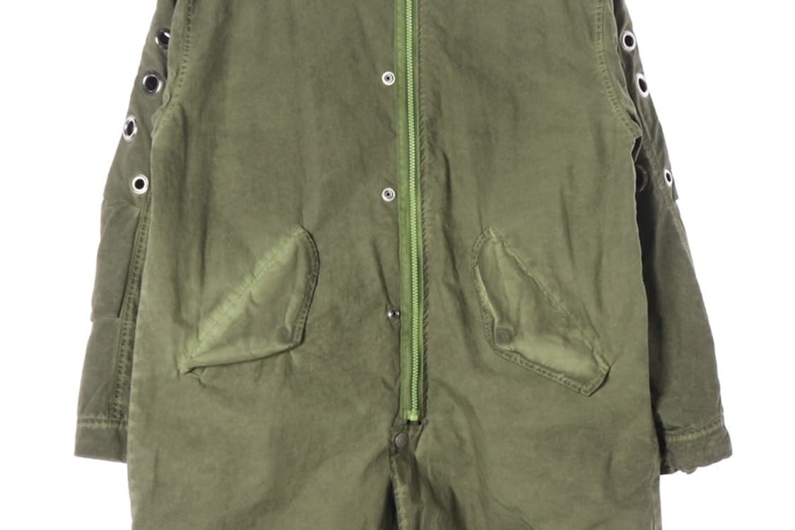 SLK 505 빈티지 그래피티 아일렛 피쉬테일 개파카 상품이미지4