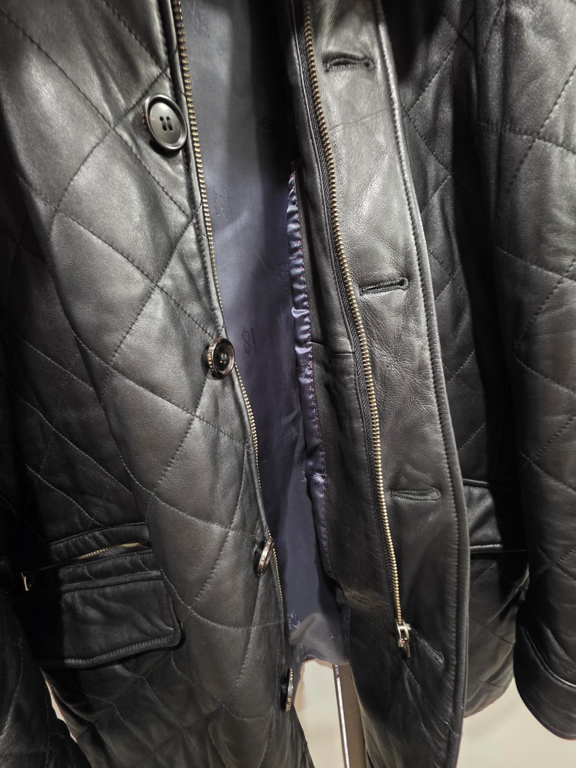 DURBAN 퀼팅 양가죽 자켓 LL(105) 상품이미지5