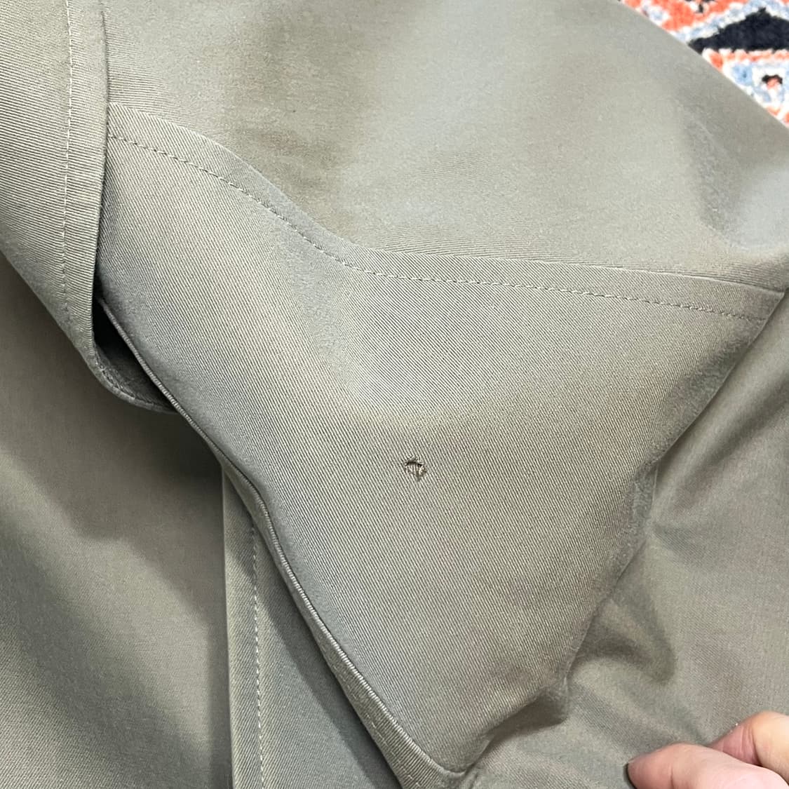 닥스 카키 나그랑 롱코트(내피 허리띠 풀세트) 남성100 상품이미지9