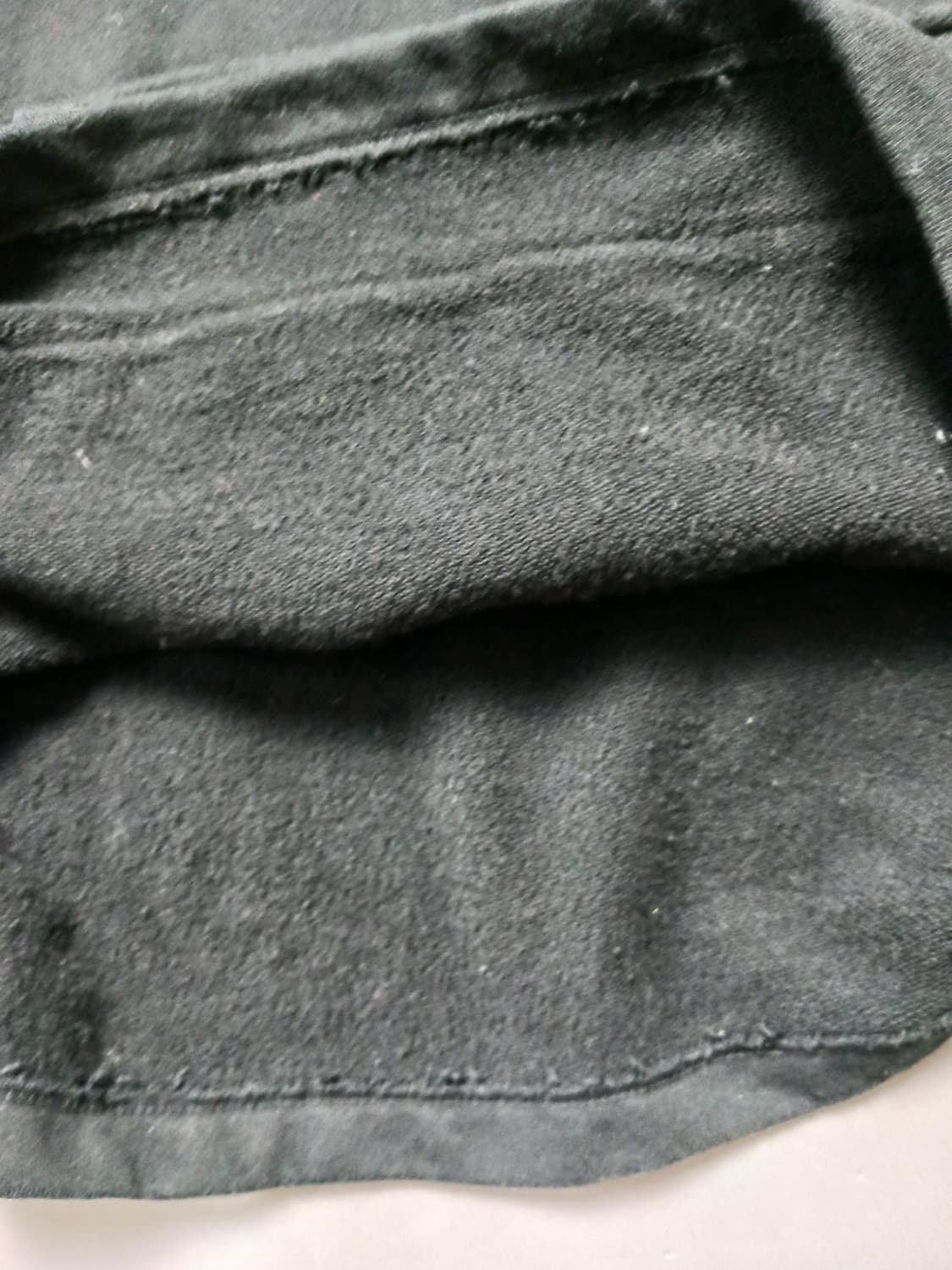 [L] PLAC 블랙 체크 레이어드 후드티 상품이미지5