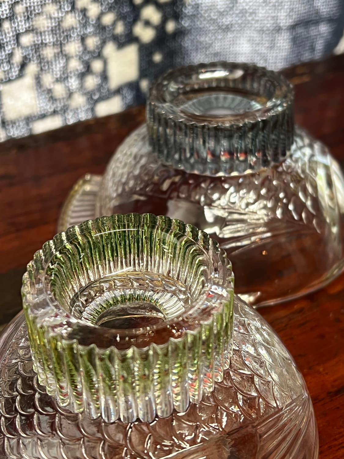 70s Korean Pressed Glass Fish bowl 상품이미지8