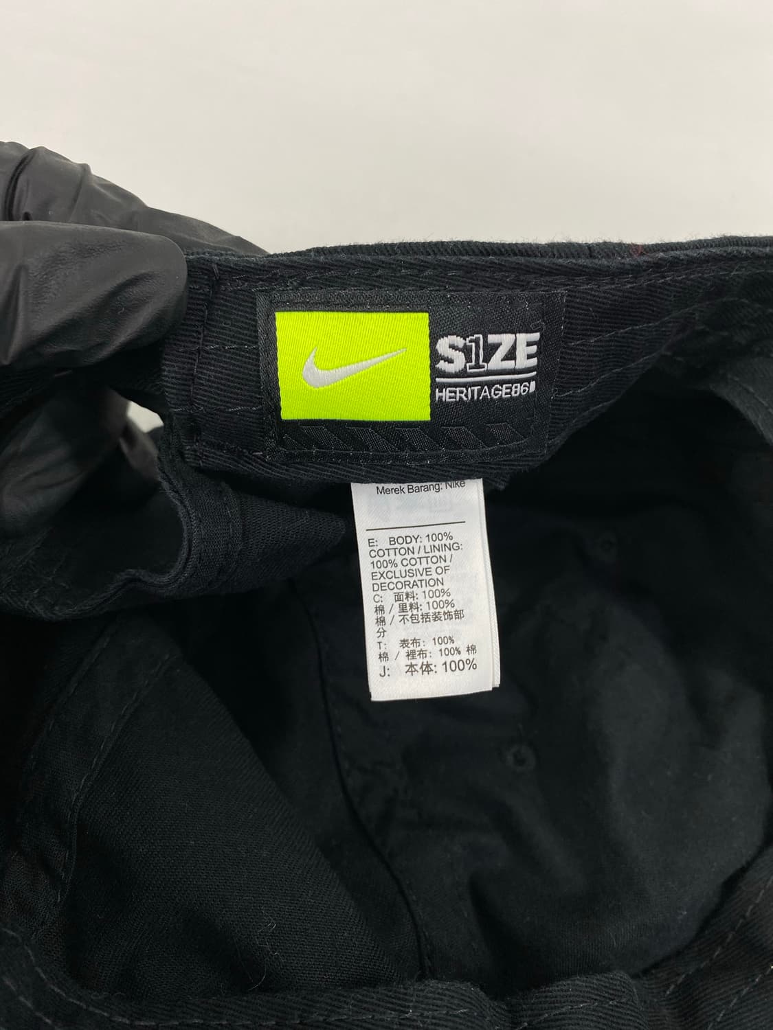 나이키 헤리티지86 블랙 스우시 볼캡 상품이미지6