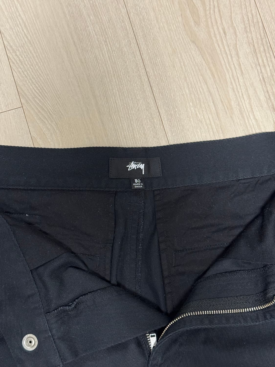 스투시 워크기어 트윌 트라우저 블랙 상품이미지4