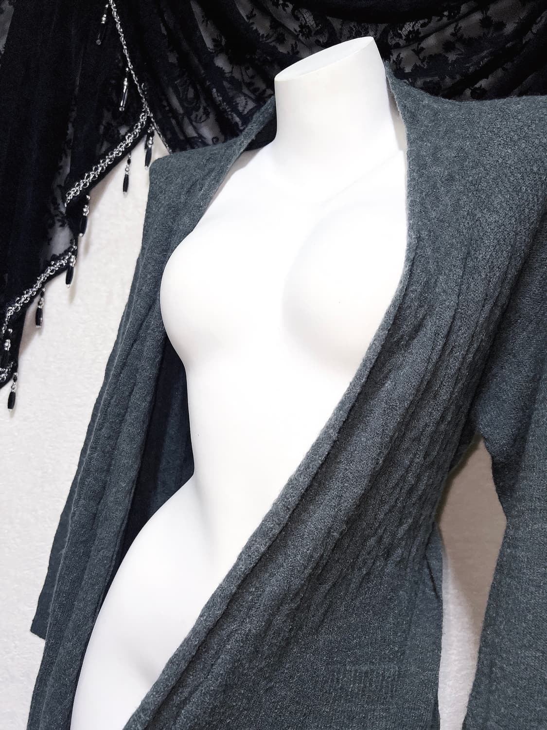 페어리 그런지 꽈배기 니트가디건 로브 핀터 모리 너드 오리엔탈 펑크 상품이미지4