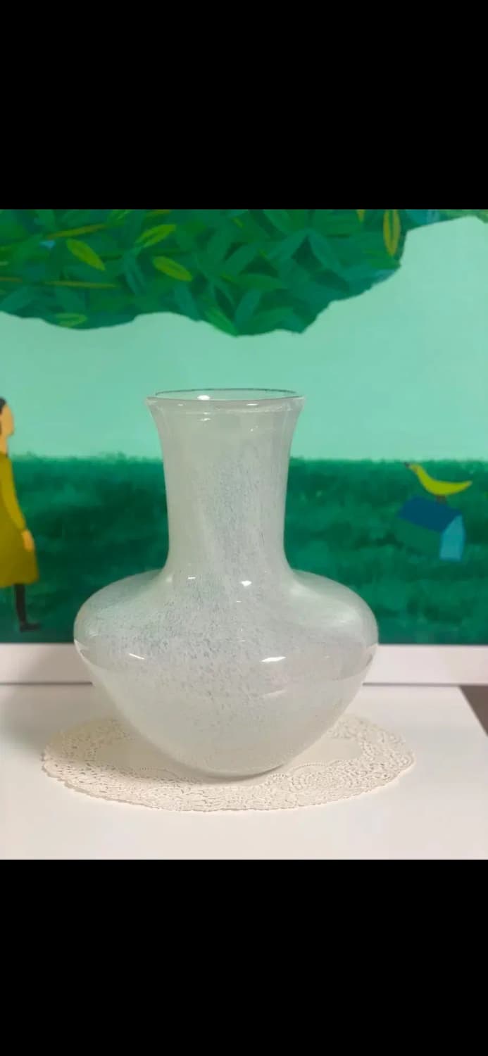 일본 유리공예 화병 아이스 상품이미지2