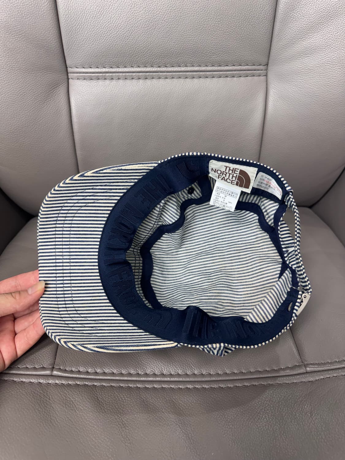 노스페이스 스트라이프 네이비 캠프캡 상품이미지4