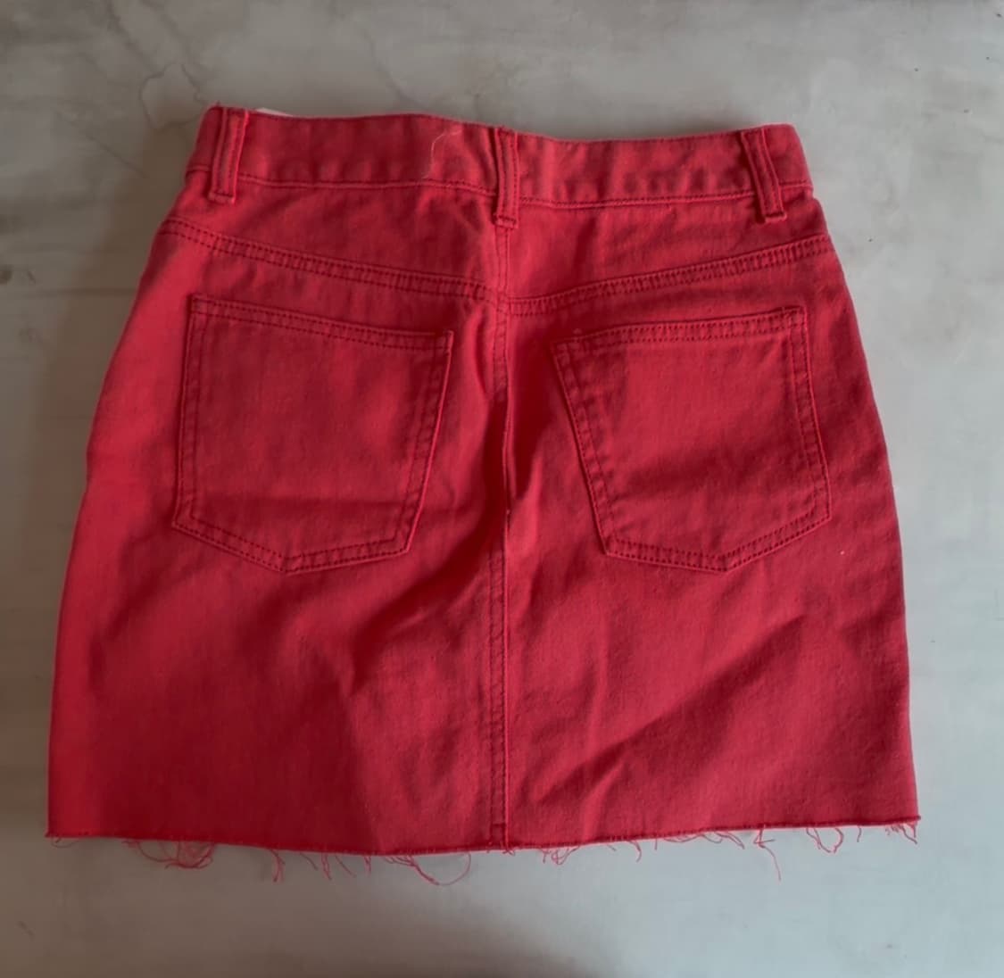 vintage red mini skirt 상품이미지2