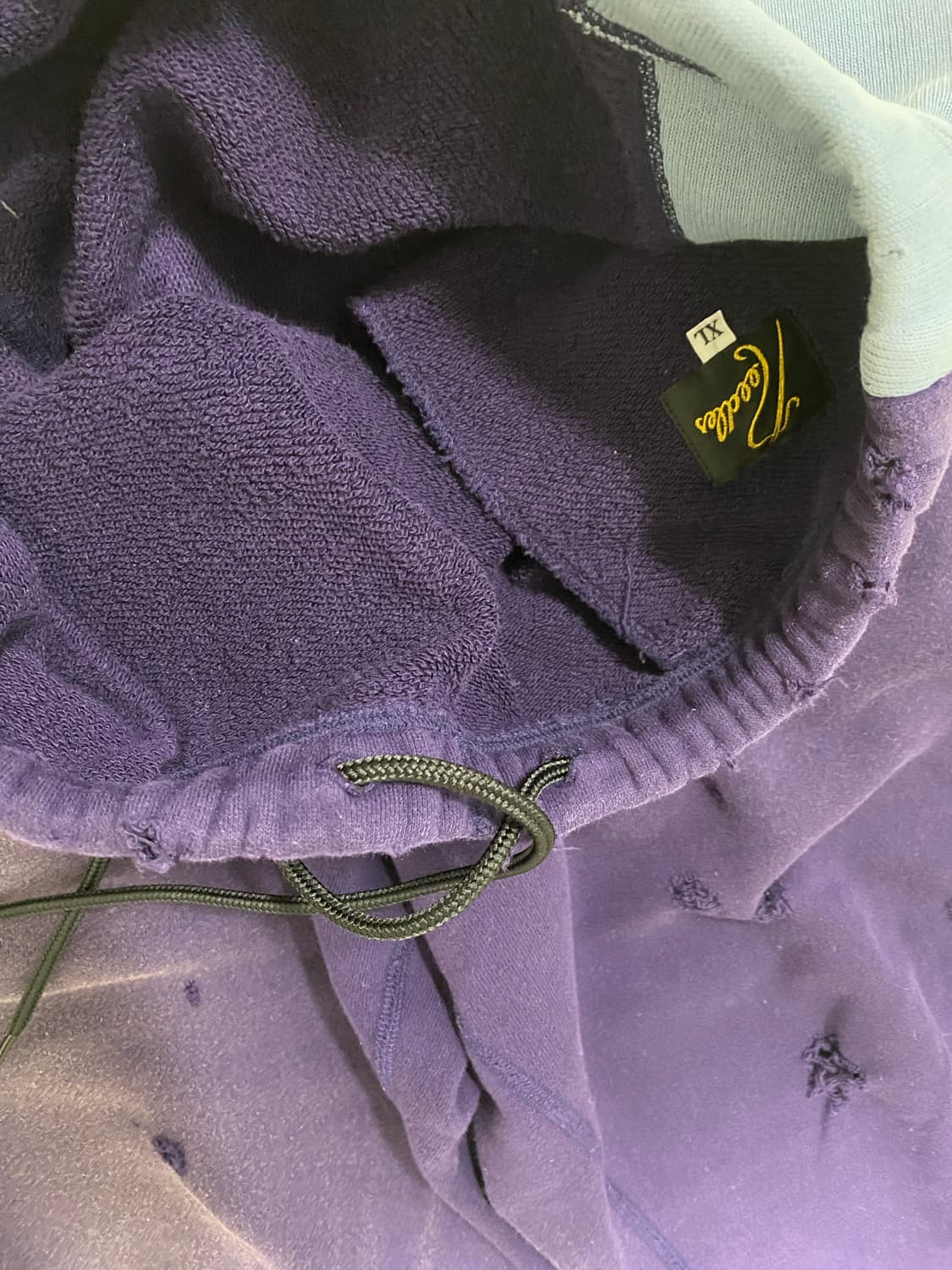 니들스 프렌치테리 스웻팬츠 퍼플 팔리할리우드 뤡코즈  상품이미지3