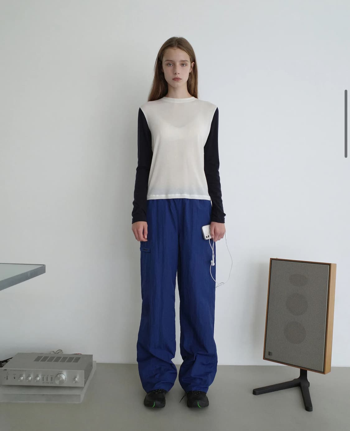lc side pocket nylon banding pants  상품이미지1