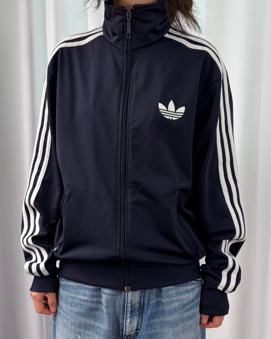 [S-M]아디다스 구형 파이어버드 네이비 트랙탑 져지 상품이미지3