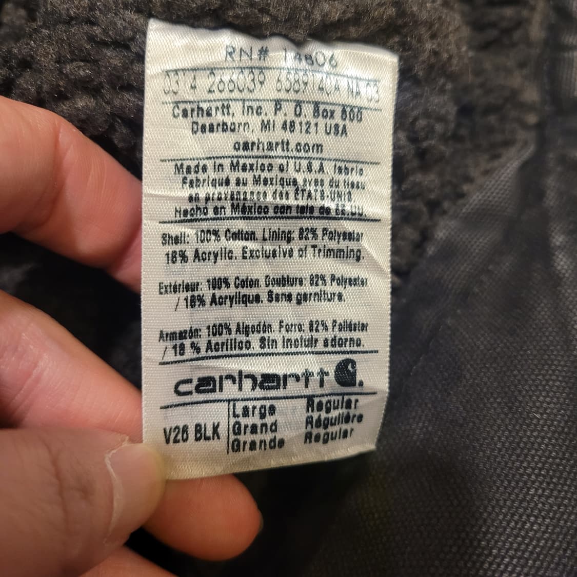 칼하트 V26 베스트 L 상품이미지6