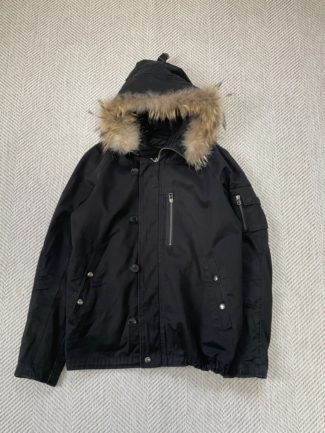 빔즈 퍼 트리밍 후드 다운 파카 J03597 상품이미지1