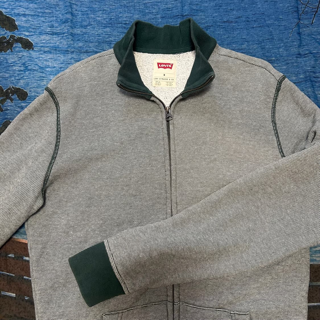 Levi‘s Stripe Zip-Up Sweat Jacket 상품이미지2