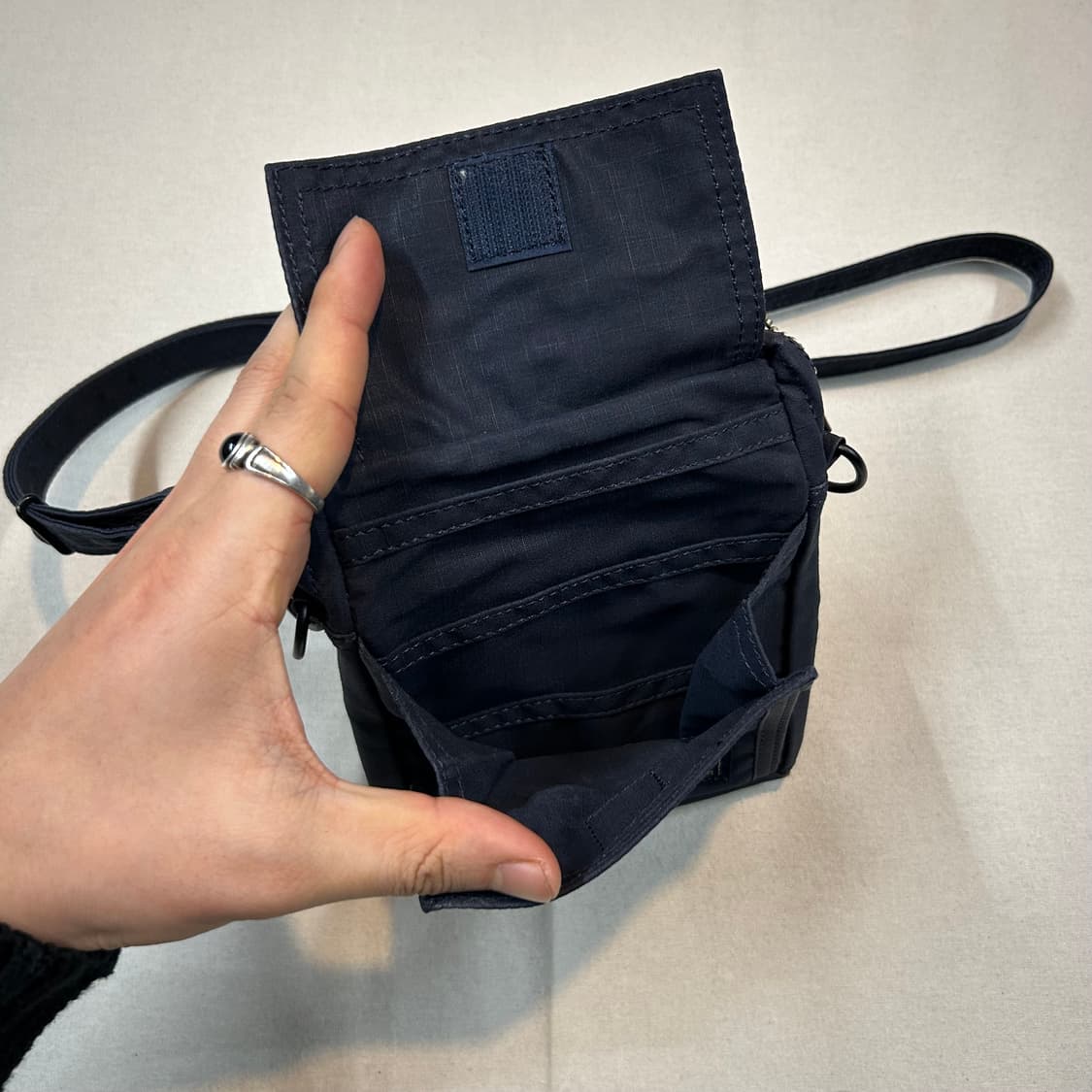 요시다 포터 립스탑 미니 크로스백 숄더백 가방 네이비 P82 상품이미지3