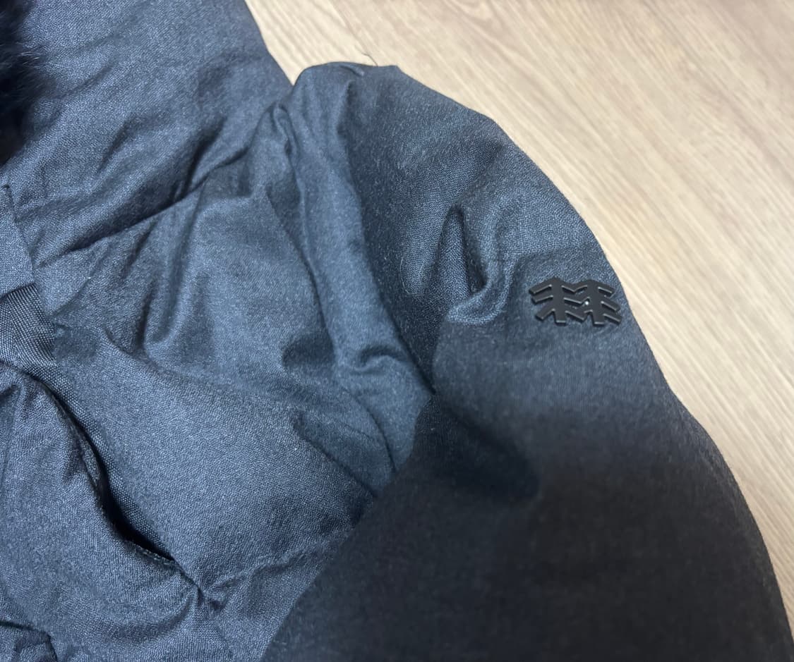 미착용 코오롱 프리미엄 울 스노우문 90 벨트 롱패딩 안타티카 상품이미지6