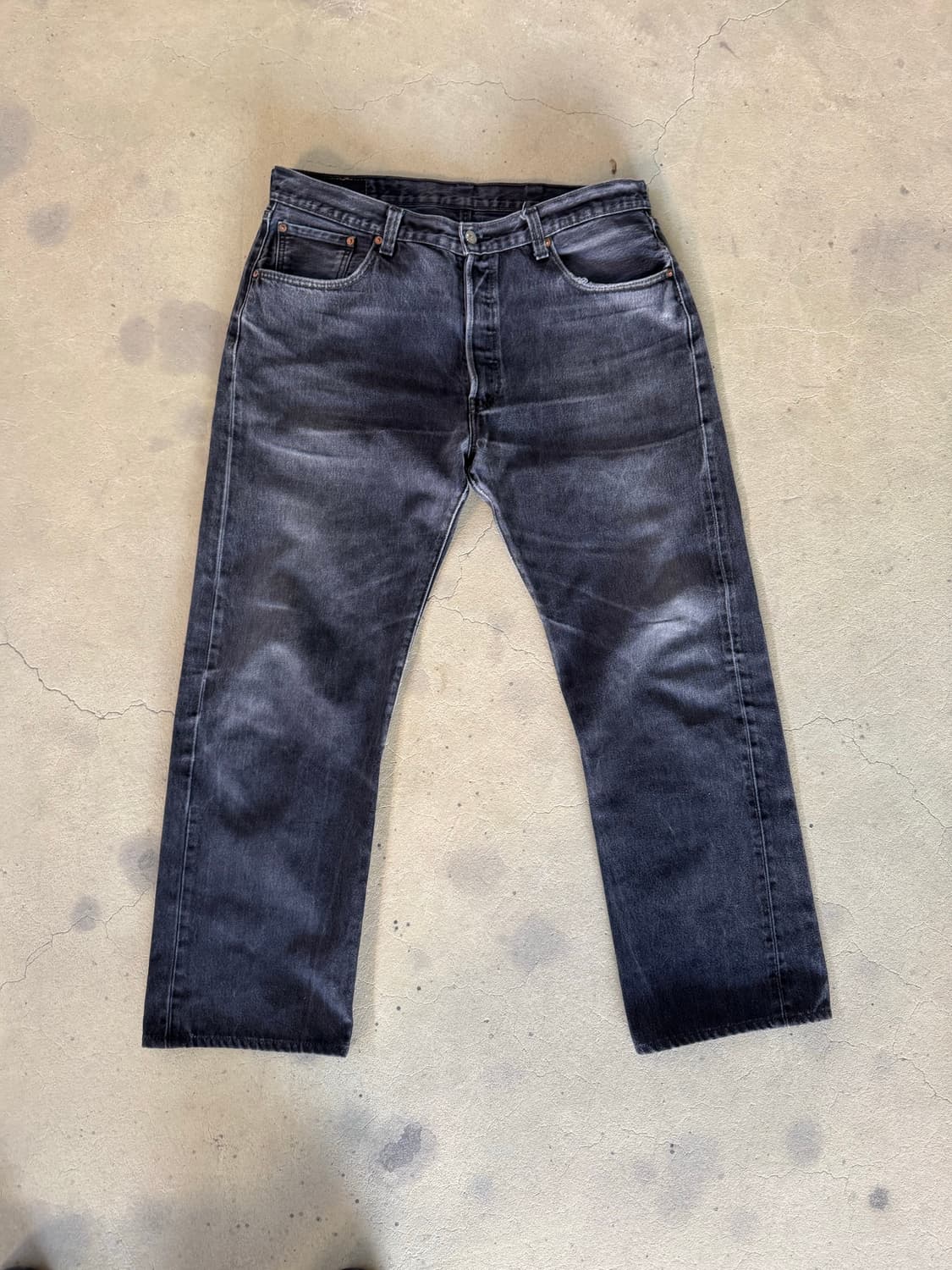 105$ 빈티지 리바이스 501 블랙 38 상품이미지1