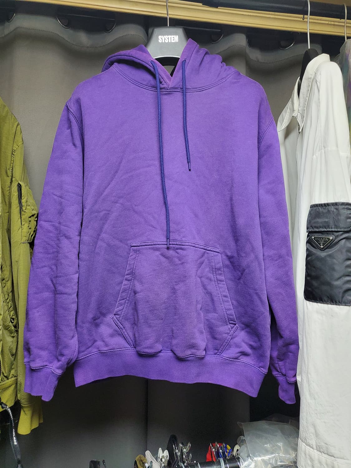 MSGM 워시드 로고 후드티 상품이미지2