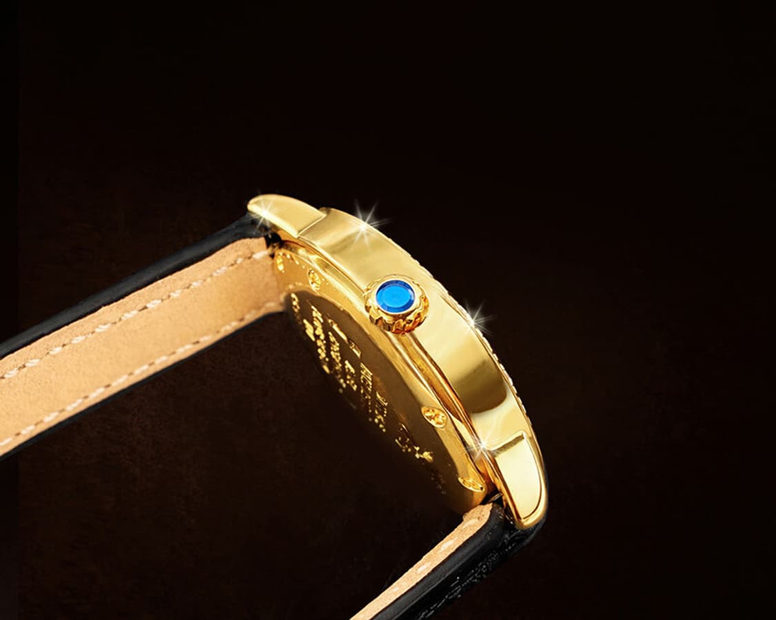 까르띠에 머스트 론드 아이보리 다이얼 로만 여성 빅다이아 시계 상품이미지6