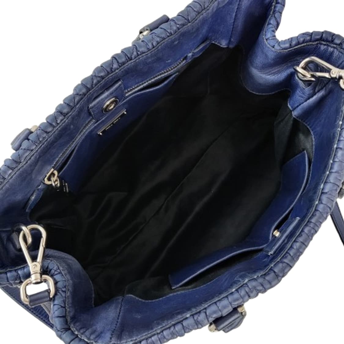 정품 미우미우 마테라쎄 나파가죽 크리스탈백 상품이미지10