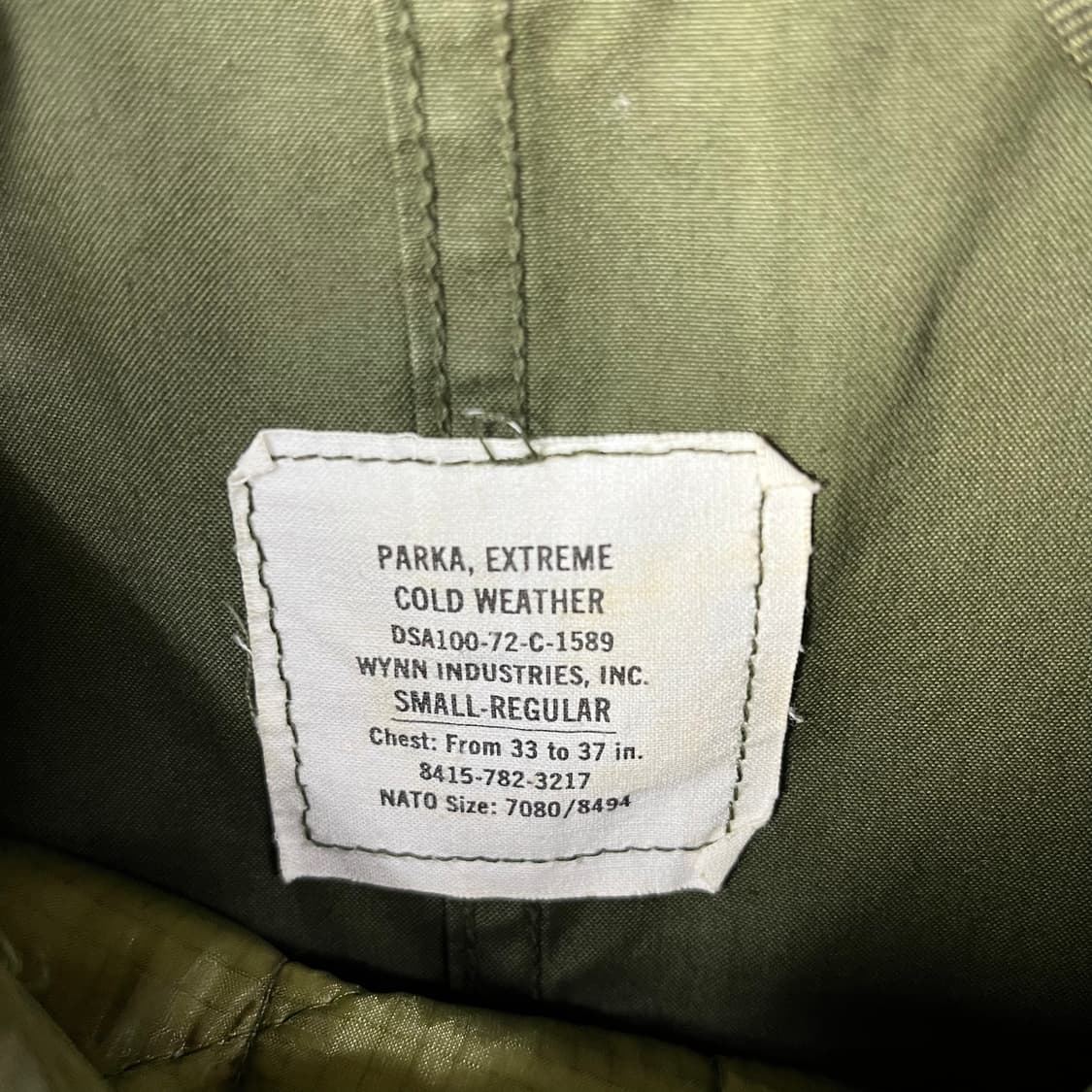 [Military] M65 피쉬테일 오리지널 개파카 상품이미지5