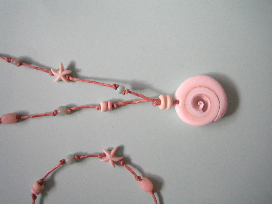 marshmellow shell necklace 마시멜로우 쉘 목걸이 상품이미지9