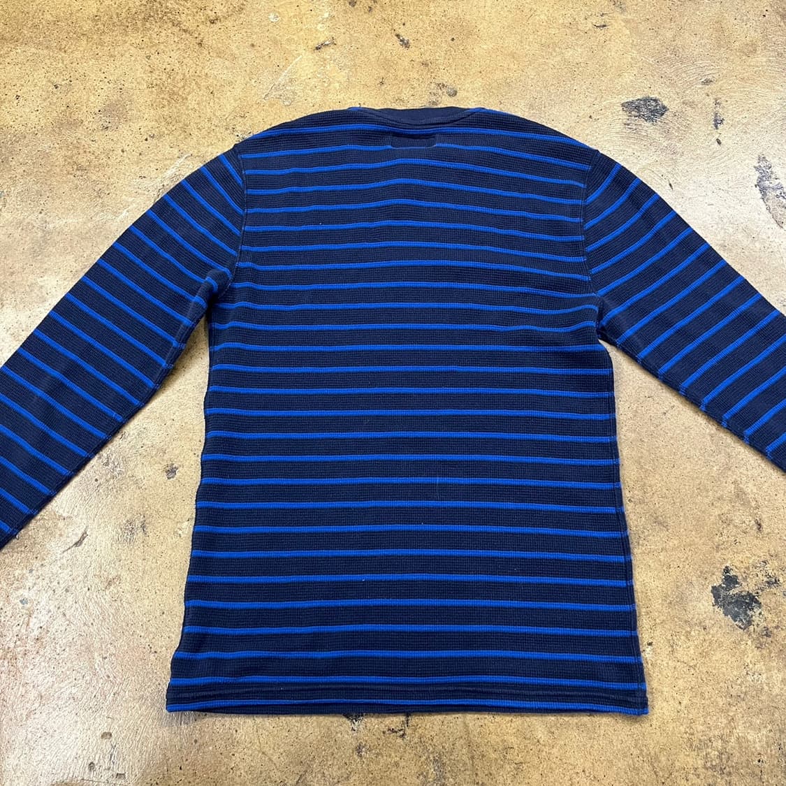 폴로 랄프로렌 스트라이프 블루 블랙 니트 롱슬리브  상품이미지4