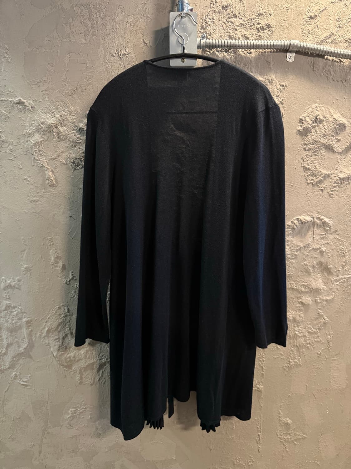 46 아르마니 ARMANI 콜레지오니 실크 캐시미어 오픈 가디건 블랙 상품이미지7