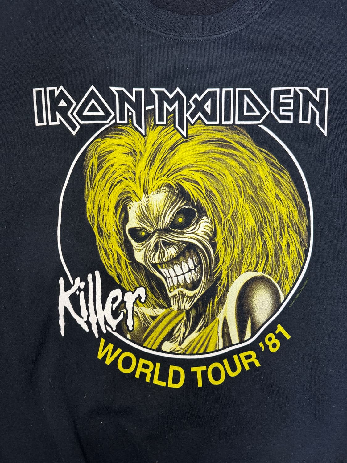 빈티지 아이언메이든 IRONMAIDEN 월드투어81 후드티 XL 상품이미지2