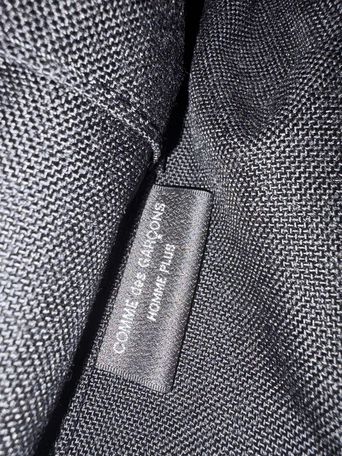 꼼데 옴므 플러스 오버사이즈 나일론 백팩 미디움 블랙 상품이미지3