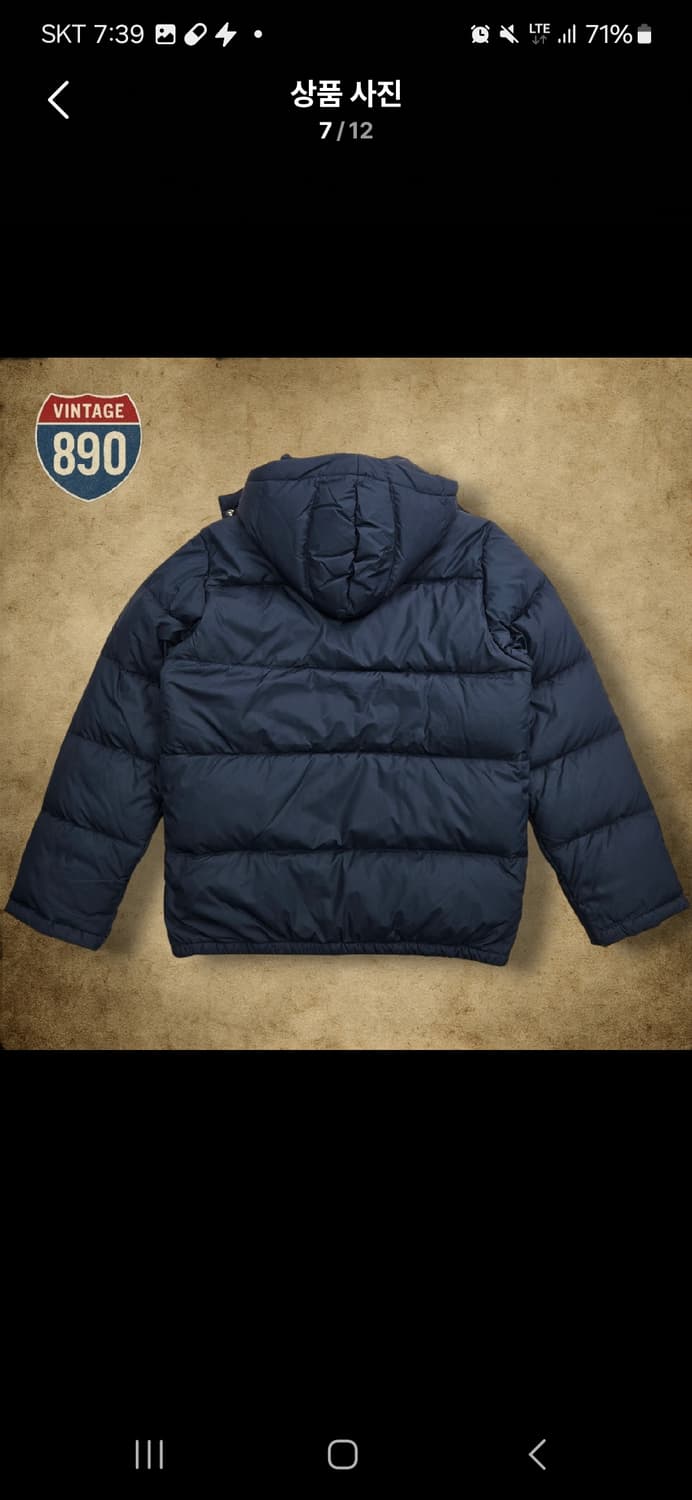 폴로 랄프로렌 네이비 푸퍼 패딩 상품이미지7