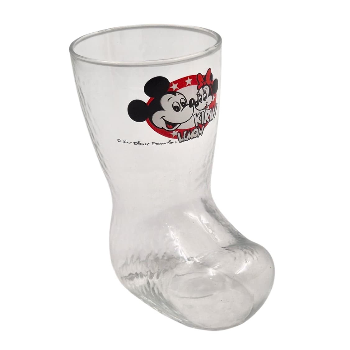 70s 기린 레몬 디즈니 미키마우스 부츠 잔 1p 상품이미지1
