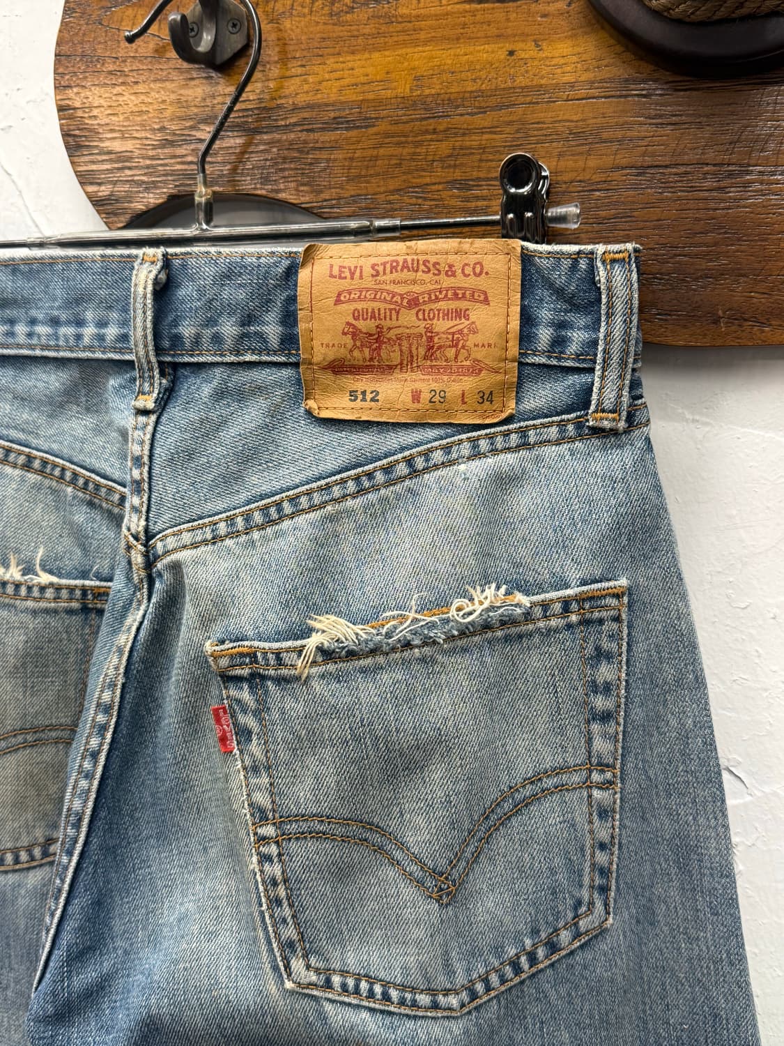 90s Levi’s 512 Tapered Denim Pants 상품이미지3