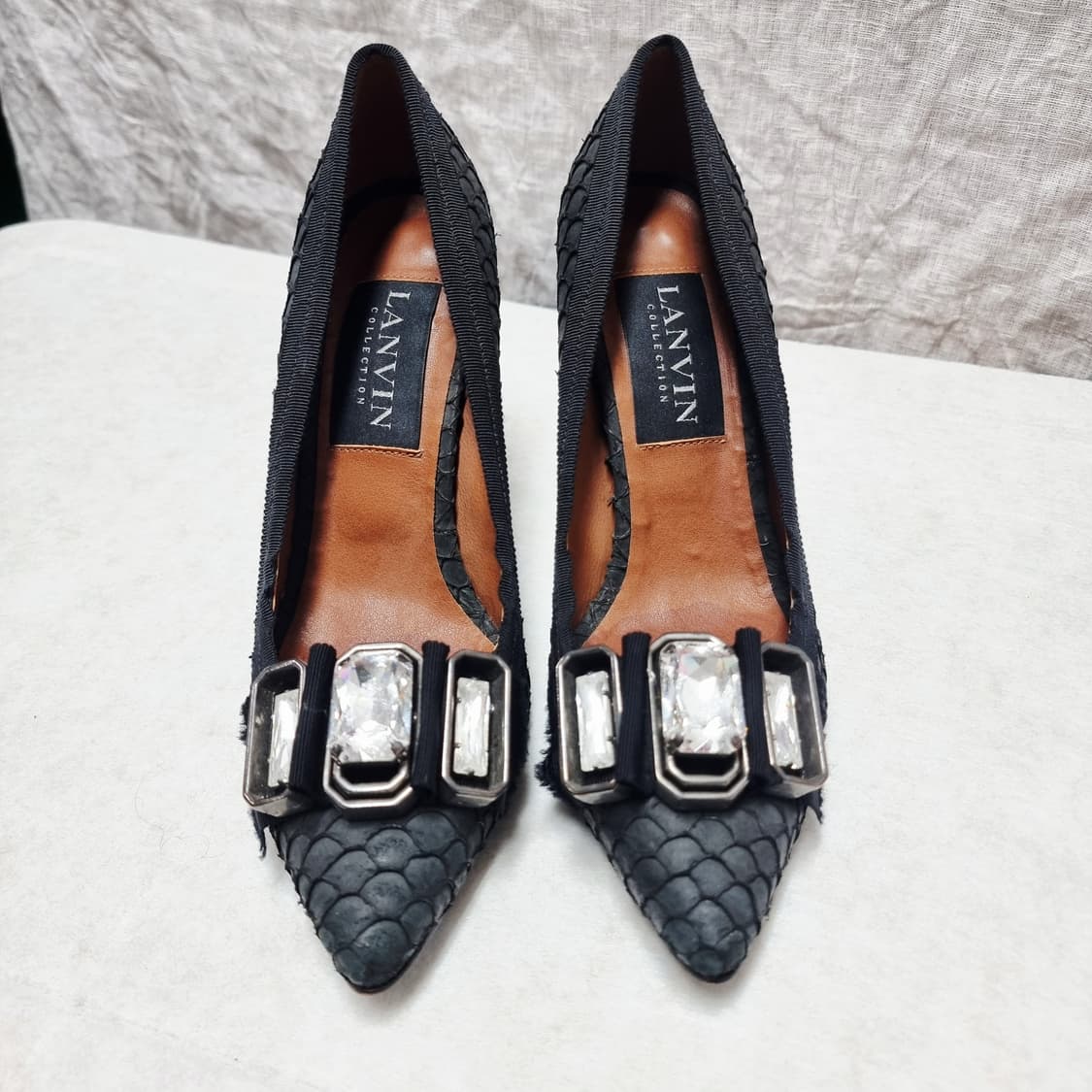 랑방컬렉션 구두 하이힐 스틸레토 슈즈 신발 (245mm) 상태최상 상품이미지2